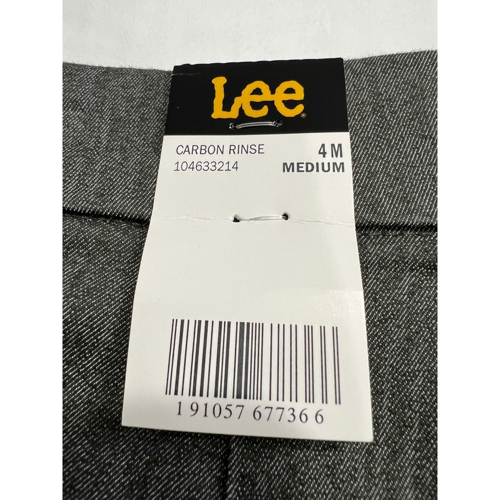 Lee Trouser Women 4 Med Gray Mid Rise Ultra Lux Comfort Flex Motion Waistband A1 - Picture 12 of 13